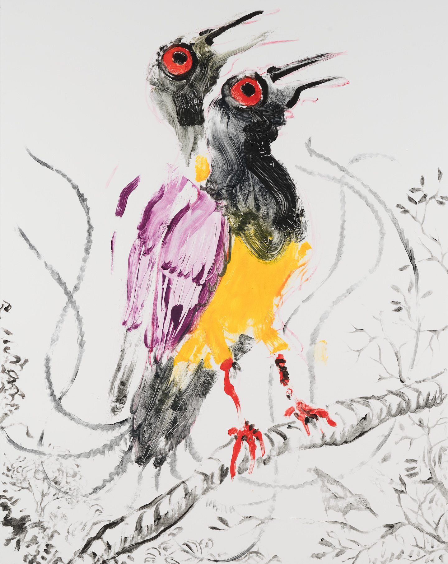 Bird of Paradise (100x80cm monoprint)